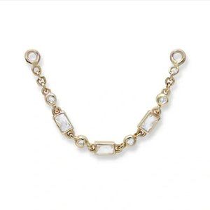 ANZIE X MEL SOLDERA DECO CHAIN EARRING CONNECTER IN 14K GOLD - $395 NEW